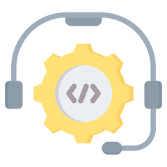 Poster - Support Flat Icon