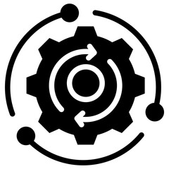 Poster - Process Glyph Icon