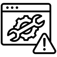 Poster - Troubleshooting Outline Icon