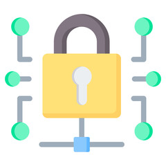 Poster - Encryption Flat Icon