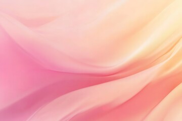 Poster - Pink and yellow background with a flowy texture