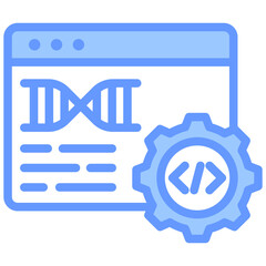 Poster - Genetic Programming Blue Icon