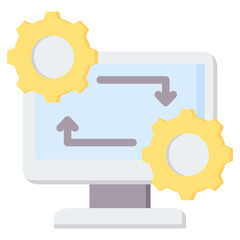 Poster - Evolutionary Computing Flat Icon