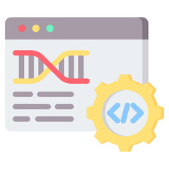 Poster - Genetic Programming Flat Icon