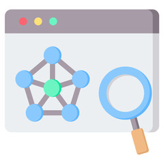 Poster - Heuristic Search Flat Icon