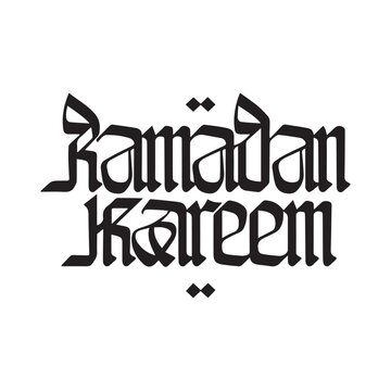 Ramadan Typography Design
