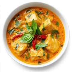 Wall Mural -  Cambodian Amok Fish Curry with Coconut Milk 