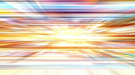 Poster - Abstract Speed Light Burst Energy Rays Stripes
