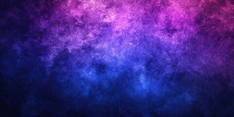 Wall Mural - Purple blue nebula cosmic background. Design texture