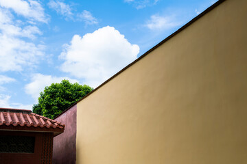 Wall of Ancient Chinese courtyard