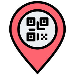 Poster - Address Outline Color Icon