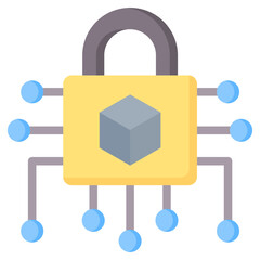 Poster - Cryptography Flat Icon