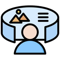Aufkleber - Immersion Outline Color Icon