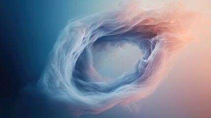 Poster - Abstract Imagery Representing Clean Energy Transition with Fluid Shapes and Soft Colors for Modern Design Projects