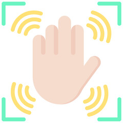 Poster - Gesture Recognition Flat Icon