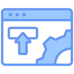 Application Blue Icon