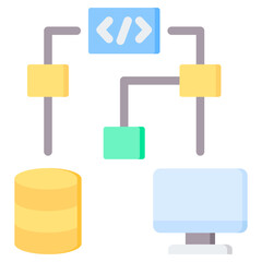 Poster - It Architecture Flat Icon