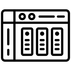Poster - Nas Outline Icon