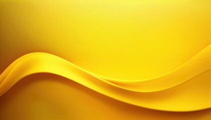 Poster - Smooth Yellow Wave Background for Design Projects