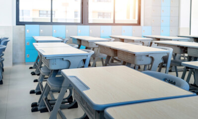 Sticker - Modern classroom in the school