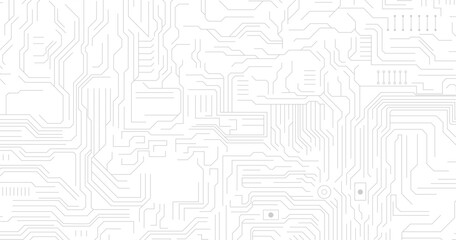 Poster - Technology background with hi-tech digital data connection system and computer electronic design.