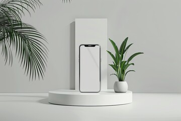 Poster - Revolutionary Smartphone Product Advertising Mockup Wallpaper Background