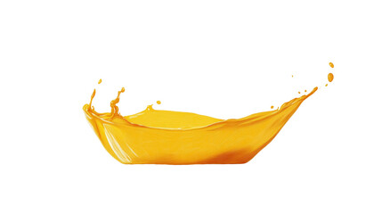 Poster - A dynamic splash of orange juice against a black background showcasing its texture and vibrancy.