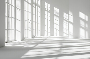 Canvas Print - White Room Sunlight