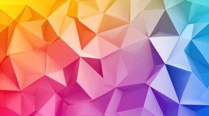 Colorful geometric pattern with vibrant gradients and shapes.