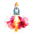© SoGood - A colorful rocket launches with vibrant smoke, symbolizing innovation, exploration, and adventure.