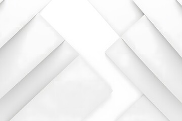 Fototapete - White and gray background with abstract triangle shapes and angles.
