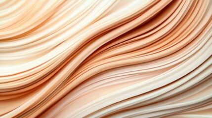 Poster - Blurred watercolor idea. Abstract wave pattern showcasing smooth textures and soft colors for design projects.