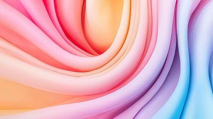 Poster - Ethereal watercolor concept. A vibrant swirl of pastel colors creating a stunning abstract background.