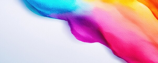 Poster - Ethereal watercolor concept. Colorful abstract fluid paint creating a vibrant and dynamic artistic background.