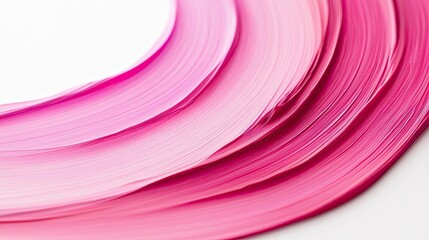 Poster - Light pink watercolor idea. Colorful gradients of pink paint swirl gracefully on a white background.