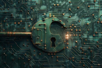 Poster - A visual depiction of unbreakable encryption