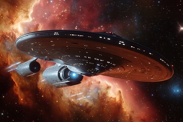 ufo in space