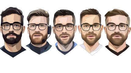 Poster - Men Engaged in Online Conversations Using Technology Generative AI