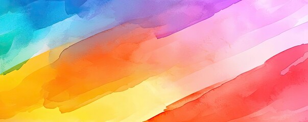 Aufkleber - Playful watercolor concept. Vibrant watercolor background with smooth, flowing color transitions in modern style.