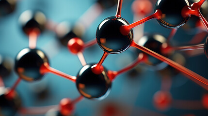 Wall Mural - Molecular Structure: A Complex Design