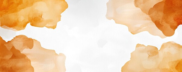 Poster - Neutral watercolor concept. Abstract watercolor texture with warm tones for creative projects and backgrounds.