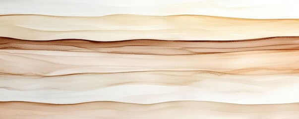 Poster - Neutral watercolor concept. Elegant abstract layers in neutral tones for artistic and design projects.