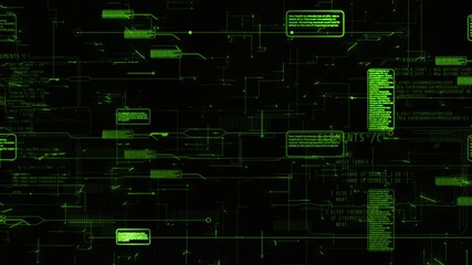 encrypted fast long scrolling programming security hacking code data flow stream on blue display new quality numbers letters coding techno joyful video 4k stock footage
