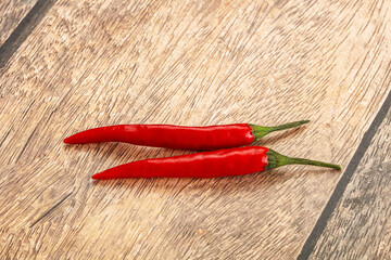 Spice ripe red chili pepper