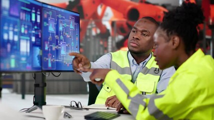 Aufkleber - Engineer Operator Using Scada System