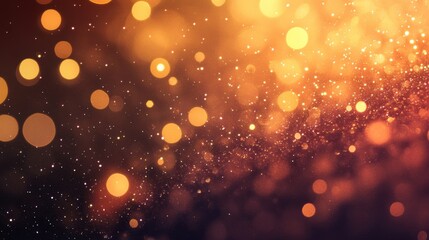 Wall Mural - glowing orbs of light create a vibrant atmosphere suitable for celebrations and festive occasions