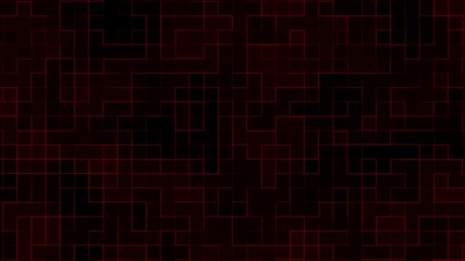 Aufkleber - Red black abstract digital square mosaic background animation