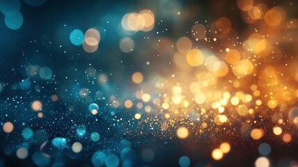 Wall Mural - colorful bokeh effect with shimmering lights creating a mesmerizing abstract background