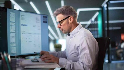 Poster - Online Electronic Invoice And Finance Audit