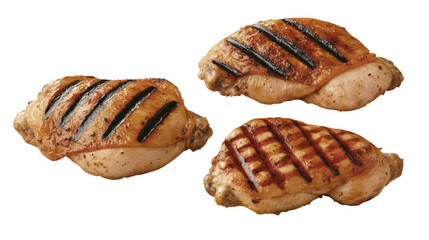 Poster - Grilled Chicken Thighs Ready for Serving or Plating Generative AI